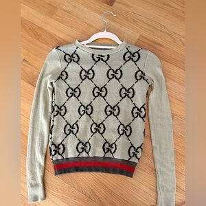 Boys designer inspired soft sweater sz 6/7 years